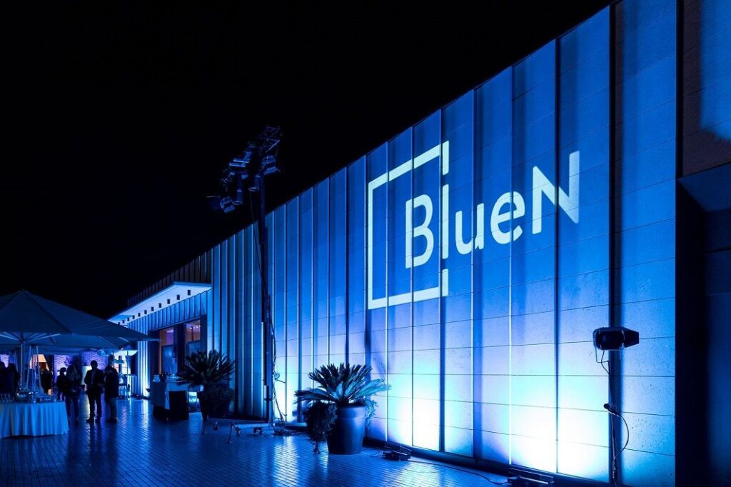 Marca Bluen de symborg proyectado